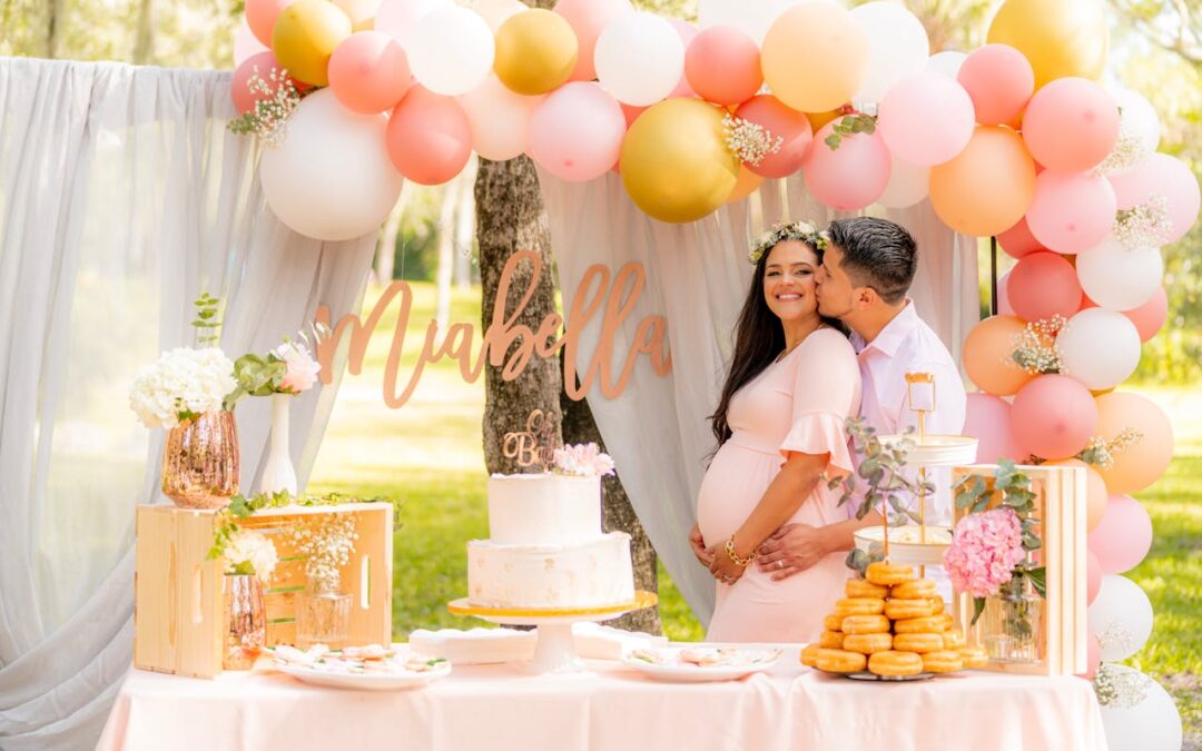 backyard baby shower