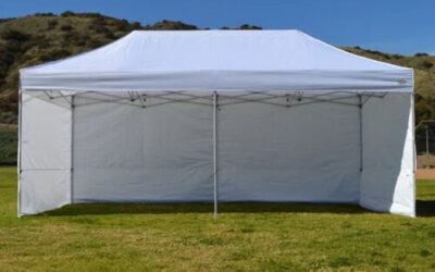 10 X 20 Canopy & walls (Includes grass installation)