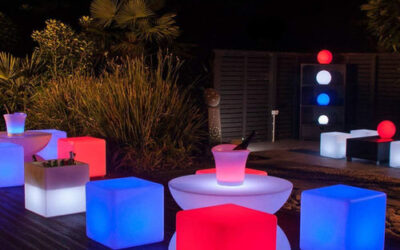 LED Cube Stools (Each)