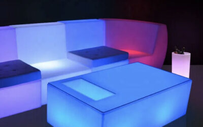 LED Large Coffee Table (No Sofa)
