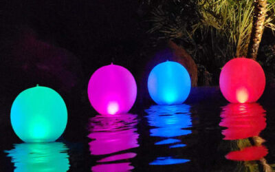 LED Pool Balls 14″ (Set of 4)