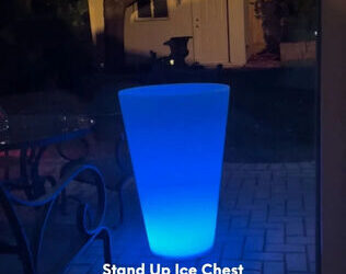 LED Stand Up Ice Chest