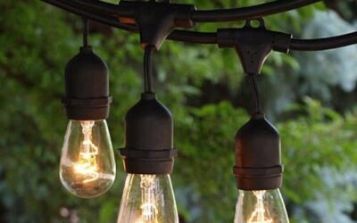 String Lights (Black) Per Foot
